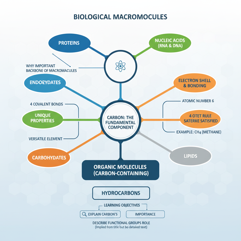 Mind map of carbon concepts
